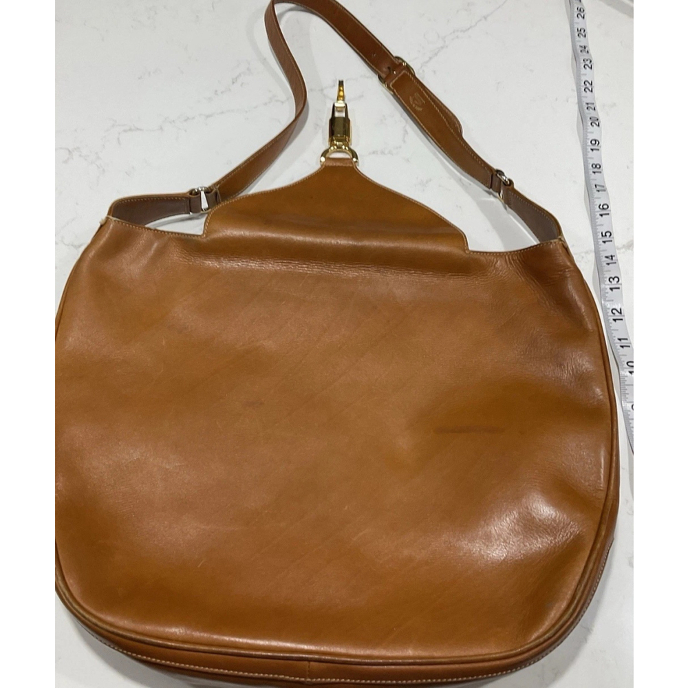 Gucci Rare Vintage 1970's "Jackie" Large Leather Hobo Bag - Picture 11 of 16